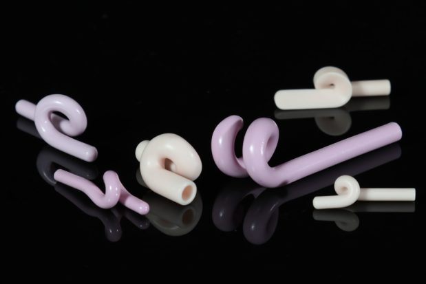 Ceramic Pigtail Yarn Guides