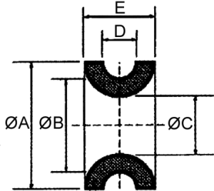 Double Flanged Diagram
