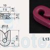 L13 Drawing Double Hook Ceramic Yarn Guide
