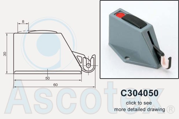 C304050 - Yarn Break Sensor photo and simple drawing