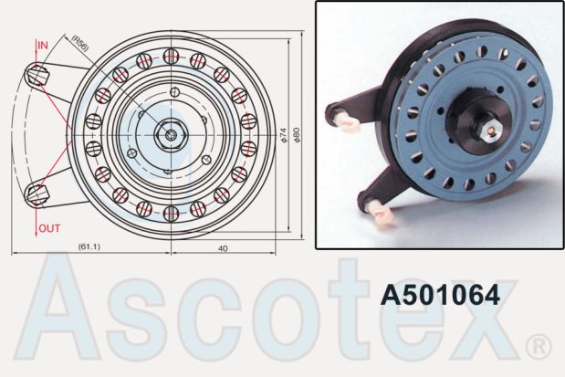 A501064 - Hysteresis Tensioner photo and drawing